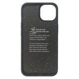 iPhone 14 GreyLime 100% Biodegradable Mobil Cover - Sort