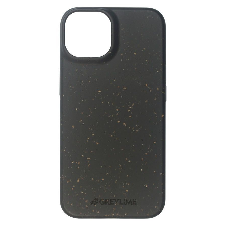 iPhone 14 GreyLime 100% Biodegradable Mobil Cover - Sort