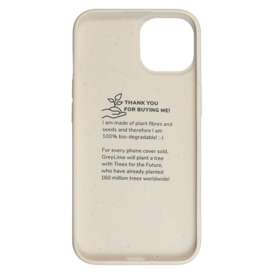 iPhone 14 GreyLime 100% Biodegradable Mobil Cover - Beige