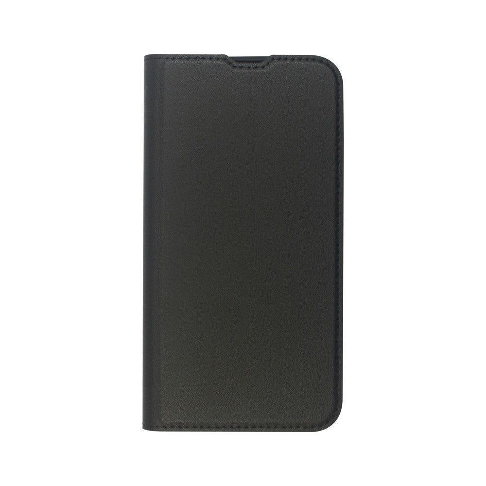 GreenMind - iPhone 14 Plus - Kunstlæder Flip Cover m. Kortholder & Ståfunktion - Sort