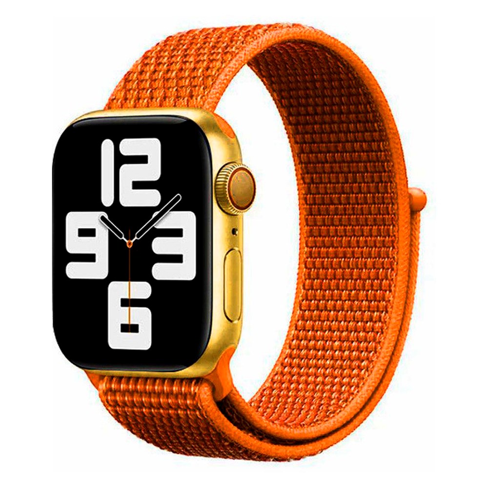 Apple Watch (38/40/SE/41/42mm) Nylon Rem Lippa - Orange