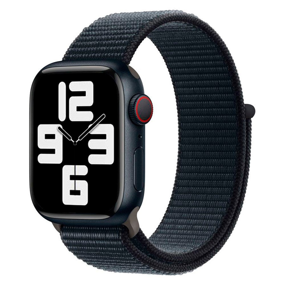 Apple Watch (42/44/SE/45/46/49mm) Nylon Rem Lippa - Mørkegrå