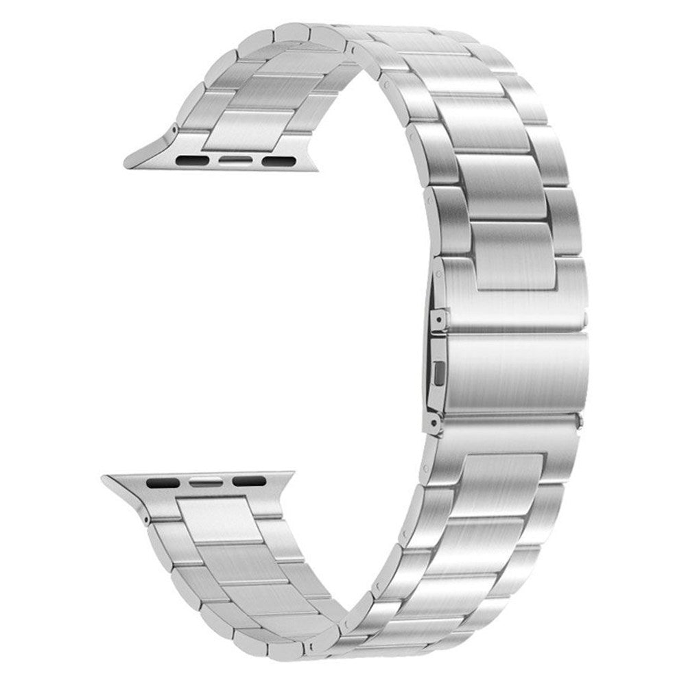 Apple Watch (42/44/SE/45/46/49mm) Lippa Rustfri Stål Rem - Sølv