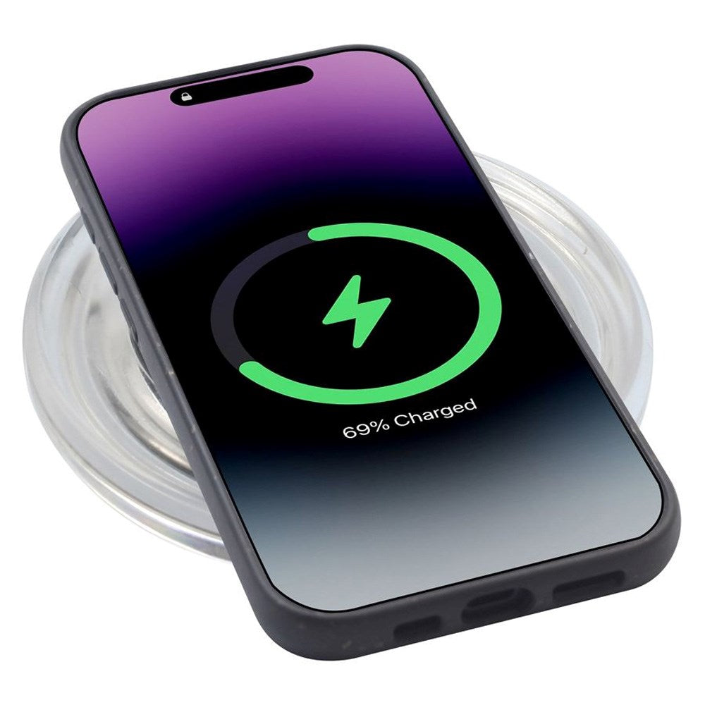 iPhone 16 Pro GreyLime 100% Bionedbrydeligt Mobil Cover - Sort