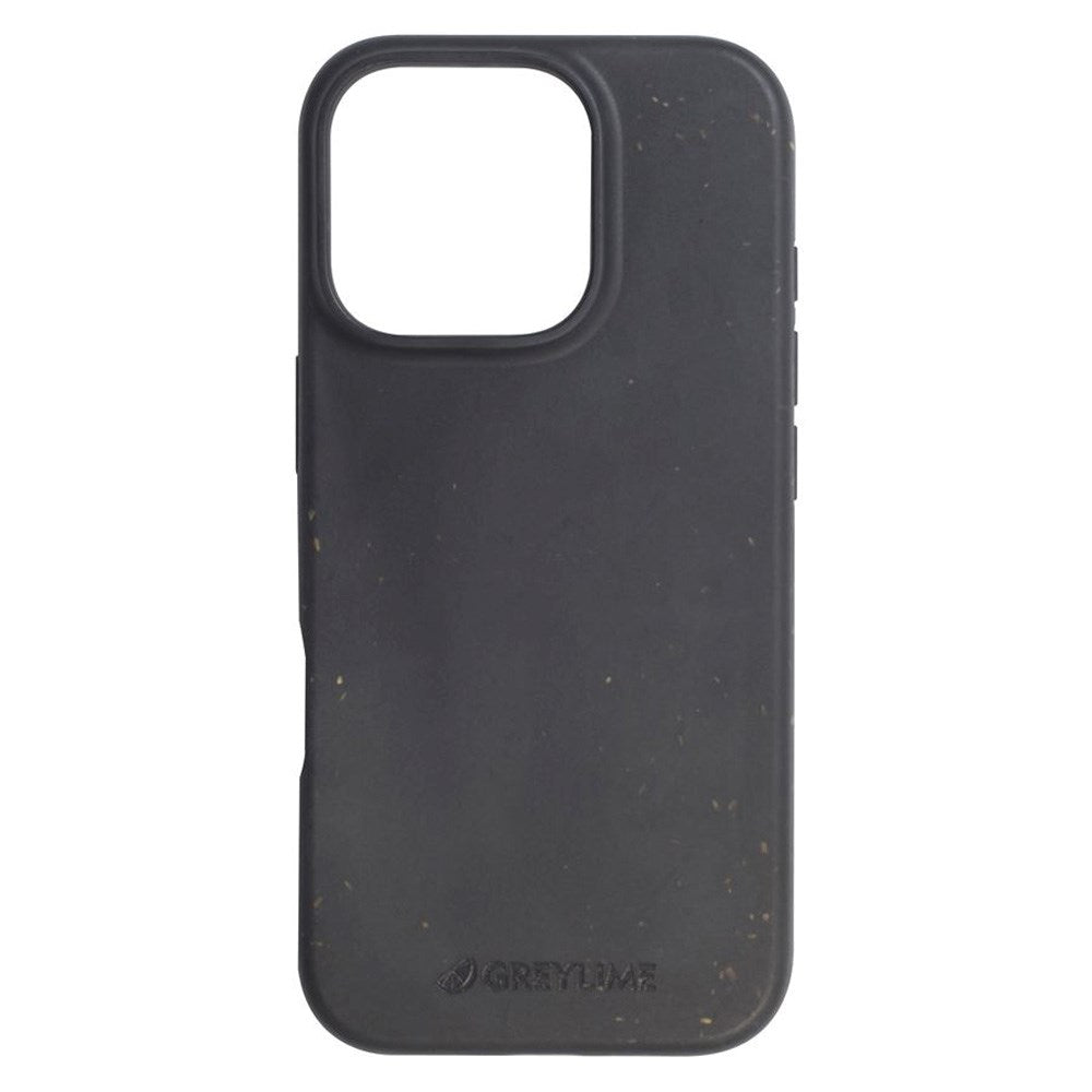 iPhone 16 Pro GreyLime 100% Bionedbrydeligt Mobil Cover - Sort