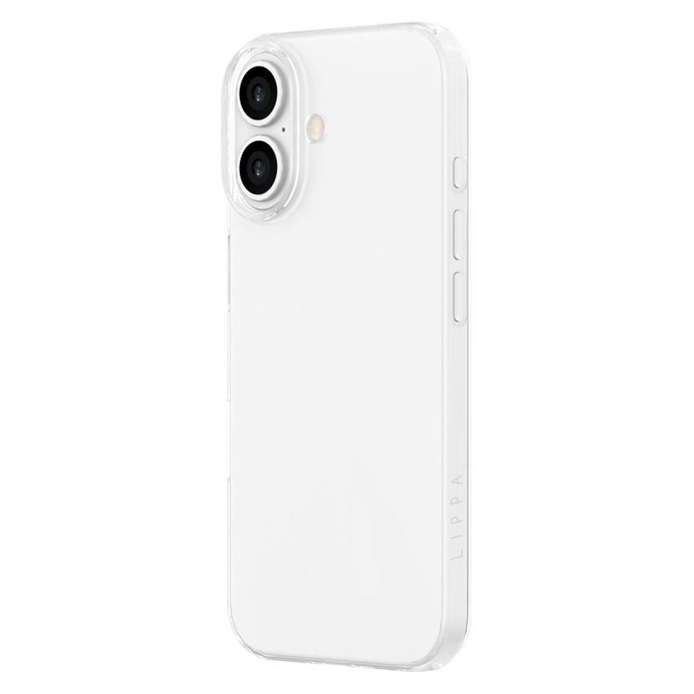 iPhone 16 Lippa Slankt Fleksibelt Plastik Bagside Cover - Gennemsigtig