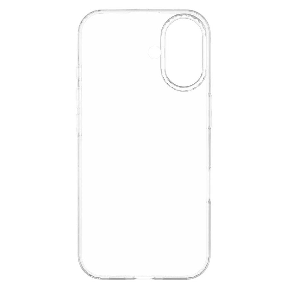 iPhone 16 Lippa Slankt Fleksibelt Plastik Bagside Cover - Gennemsigtig