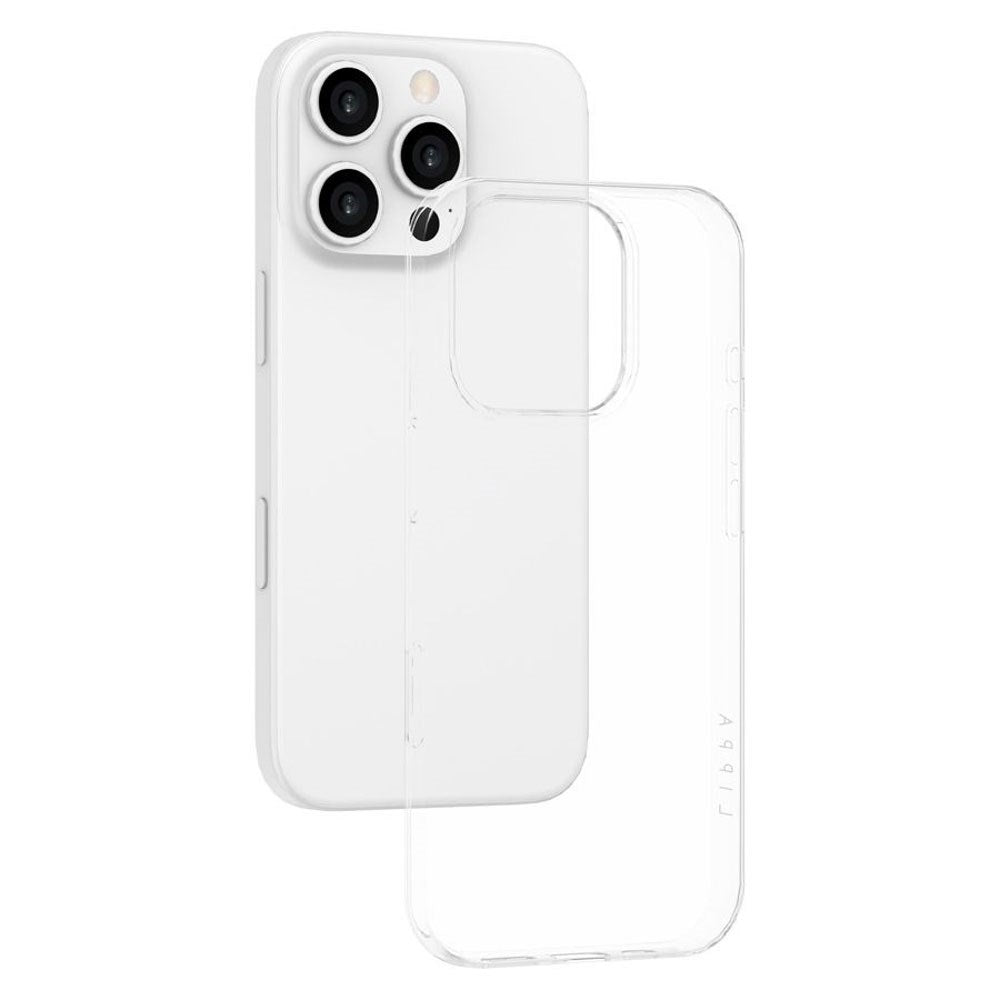 iPhone 16 Pro Lippa Slankt Fleksibelt Plastik Bagside Cover - Gennemsigtig