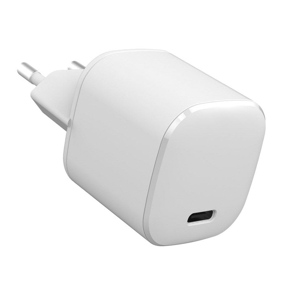 eSTUFF INFINITE PD USB-C Vægoplader 20W- 100% Genbrugsplastik - Hvid