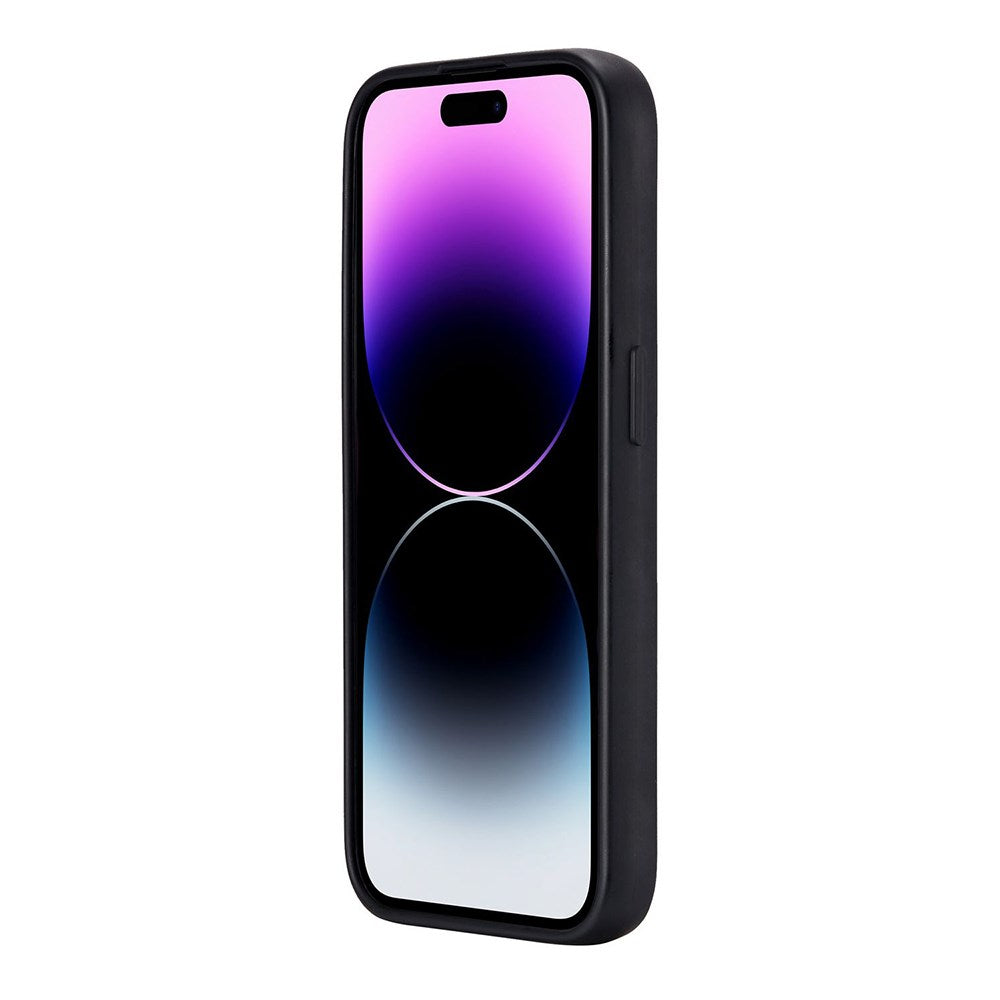 eSTUFF iPhone 15 INFINITE VIENNA Fleksibelt Plastik Mobil Cover - 100% Genbrugsplastik - Sort