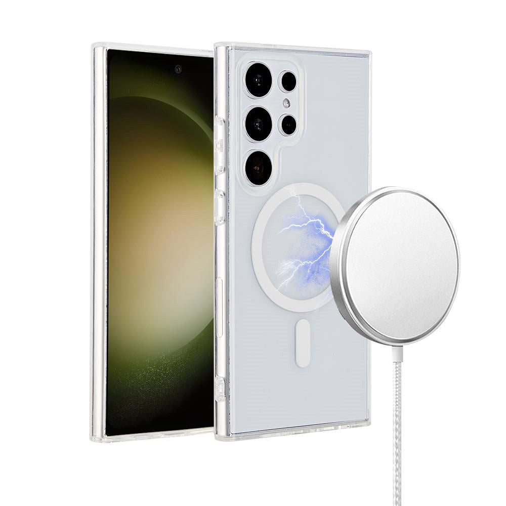 eSTUFF Samsung Galaxy S24 Ultra INFINITE OSLO Hybrid Plastik Mobil Cover - MagSafe Kompatibel - Gennemsigtig