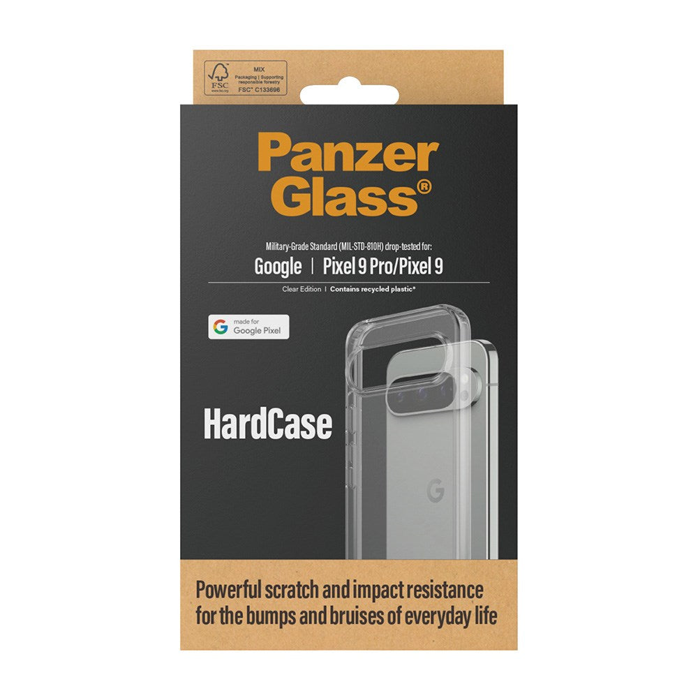 PanzerGlass Google Pixel 9 / 9 Pro Bagside Cover HardCase - Gennemsigtig