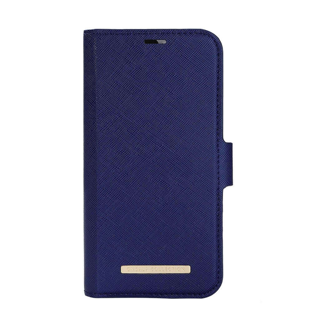Onsala iPhone 14 / 13 ONSALA Fashion Collection Wallet Flip Case m. Magnet - Navy Blue