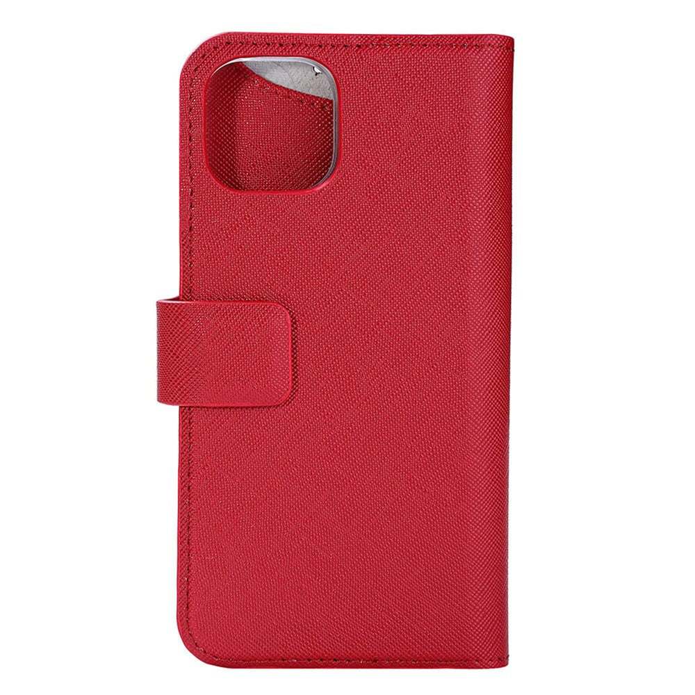 GEAR iPhone 14 / 13 ONSALA Fashion Collection Wallet Flip Case m. Magnet - Red