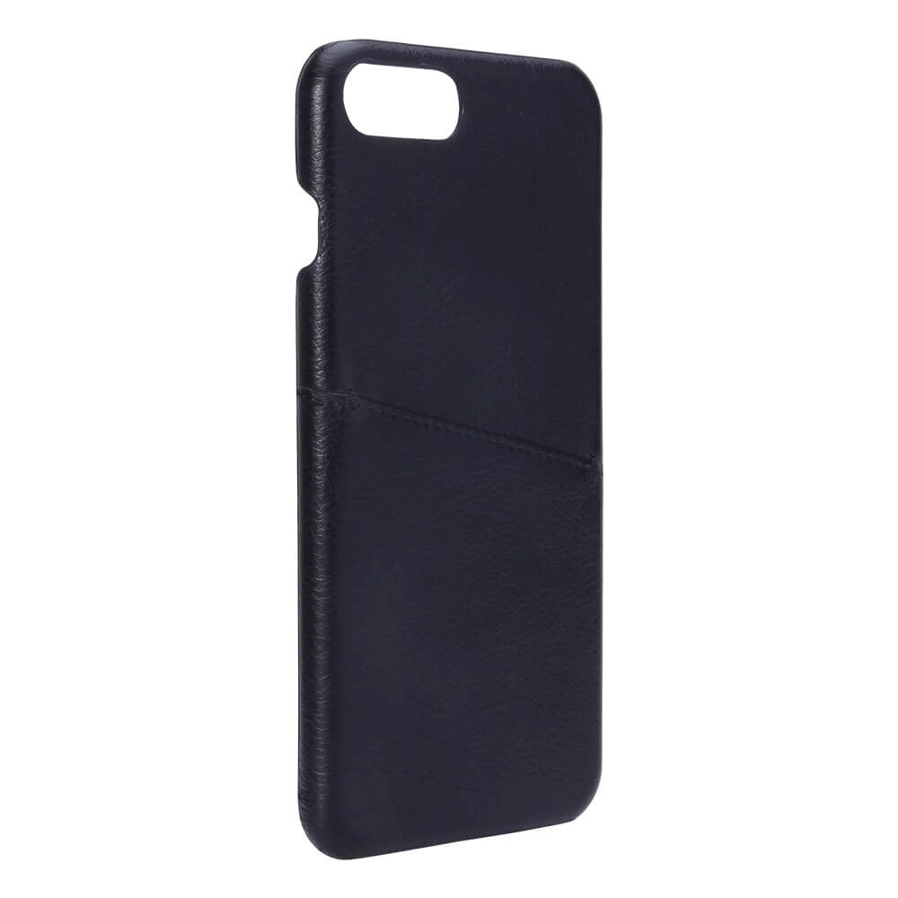 iPhone 8 Plus / 7 Plus / 6 Plus / 6(s) Plus Onsala Kunstlæder Cover m. Lomme til Kort - Sort