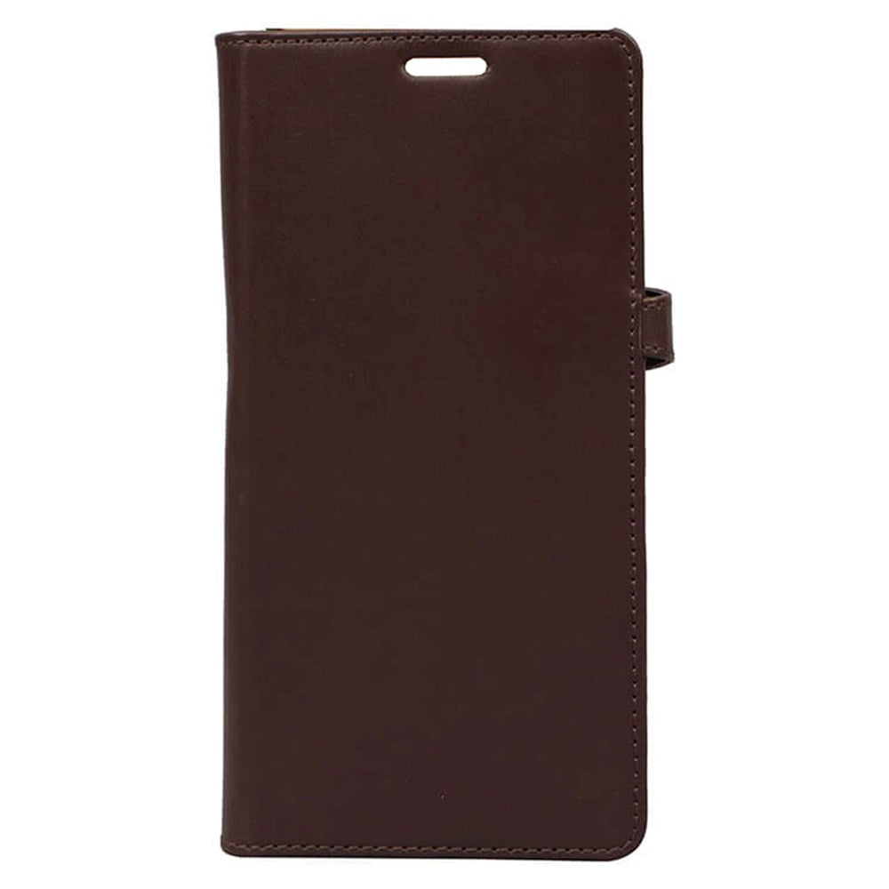 Samsung Galaxy A71 - Buffalo 2-i-1 Ægte Læder Flip Cover - Brun