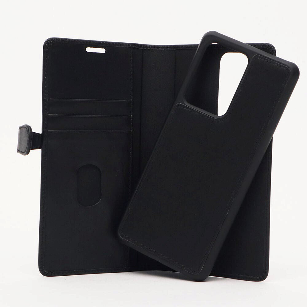 Samsung Galaxy S20 Ultra - Buffalo 2-i-1 Ægte Læder Flip Cover - Sort