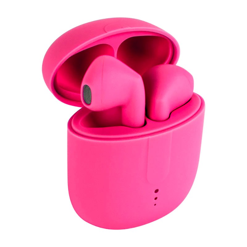 Setty True Wireless Bluetooth In-Ear Headset m. Opladningsetui - Pink