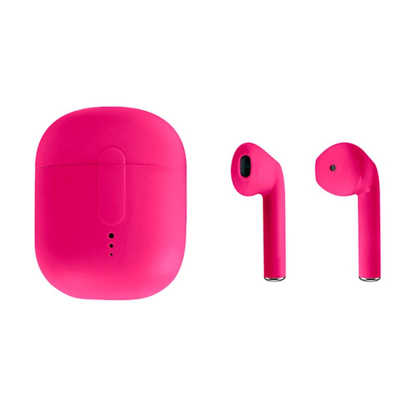 Setty True Wireless Bluetooth In-Ear Headset m. Opladningsetui - Pink