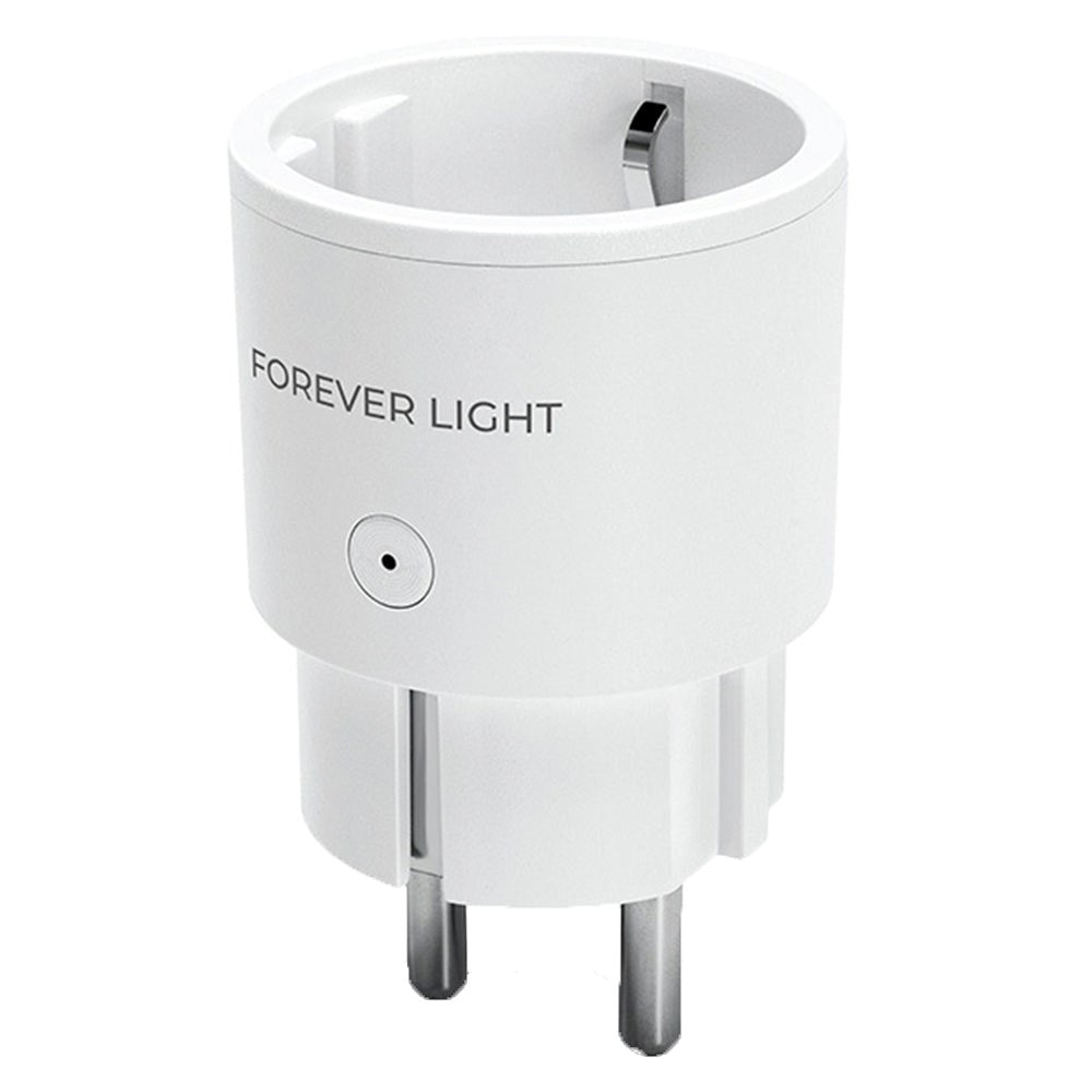 Tuya Stikdåse Smart Plug m. Energimåler og Wifi - Hvid