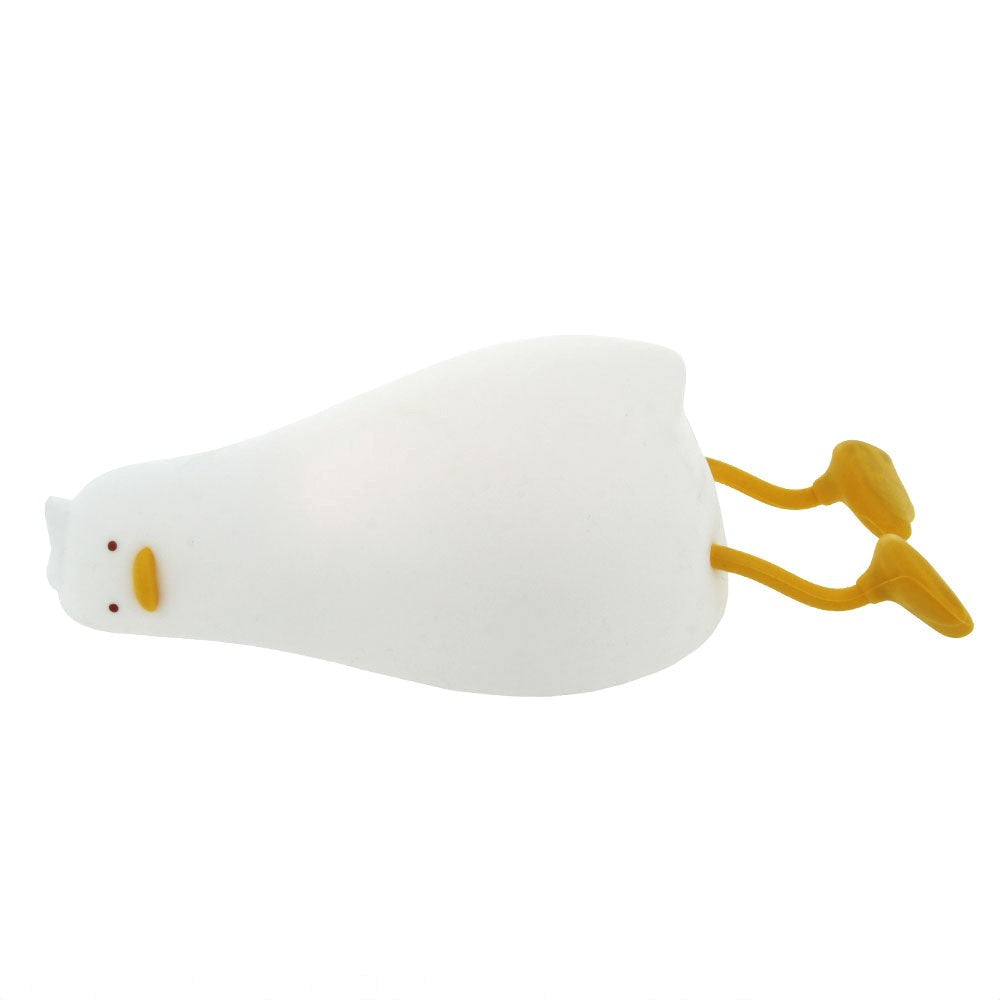 Silikone Natlampe LED fra Forever Light - Lazy Duck