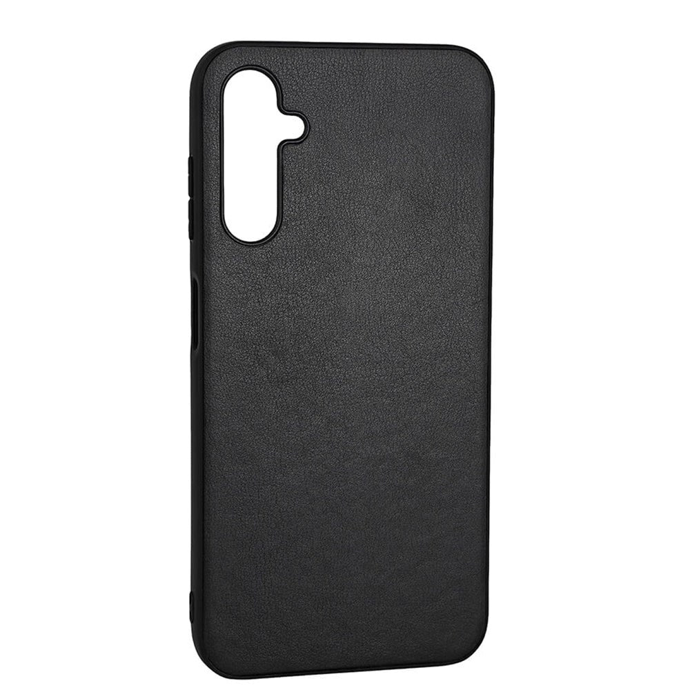 Samsung Galaxy A15 (5G) / A15 Buffalo Vegansk Læder Mobil Cover - Sort