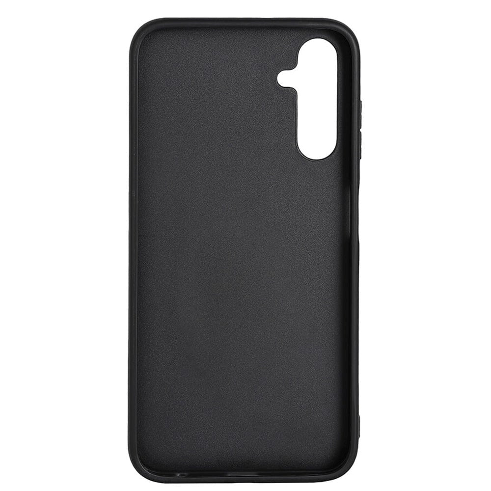 Samsung Galaxy A15 (5G) / A15 Buffalo Vegansk Læder Mobil Cover - Sort
