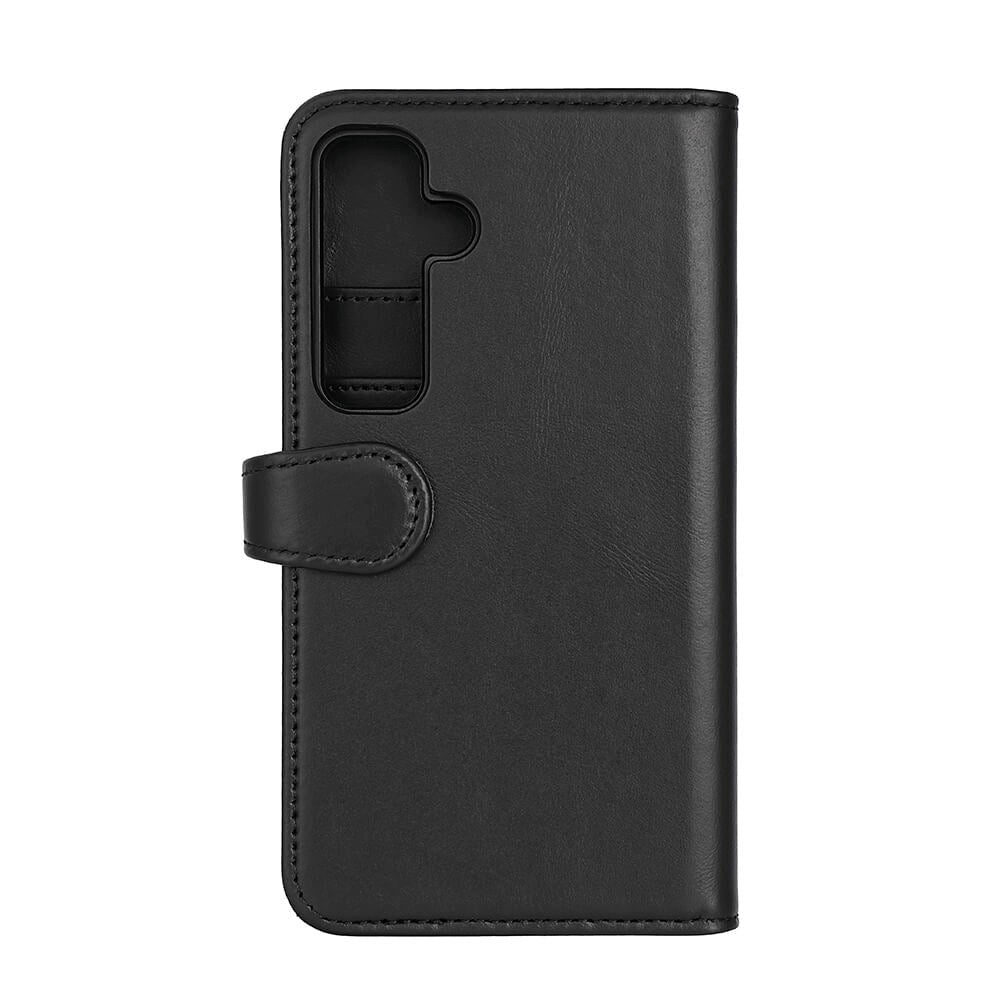 Buffalo Samsung Galaxy S24 2-in-1 Wallet Ægte Læder Magnet Flip Cover m. Pung - Sort