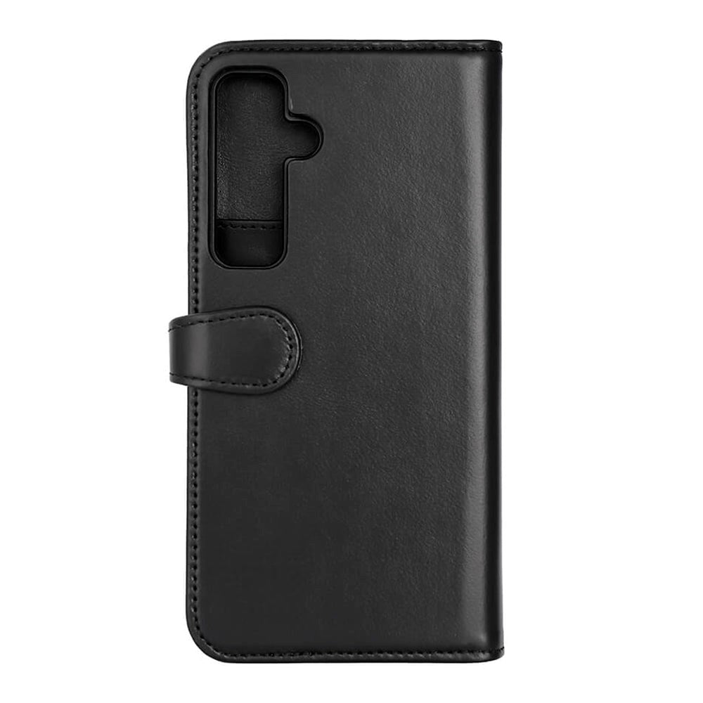 Buffalo Samsung Galaxy S24+ (Plus) 2-in-1 Wallet Ægte Læder Magnet Flip Cover m. Pung - Sort