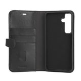 GEAR Buffalo Samsung Galaxy S24+ (Plus) 2-in-1 Wallet Ægte Læder Magnet Flip Cover m. Pung - Sort