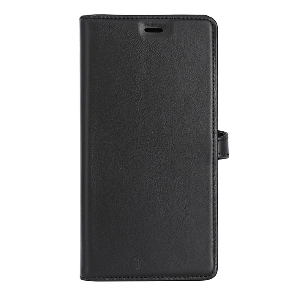 Buffalo Samsung Galaxy S24 Ultra 2-in-1 Wallet Ægte Læder Magnet Flip Cover m. Pung - Sort