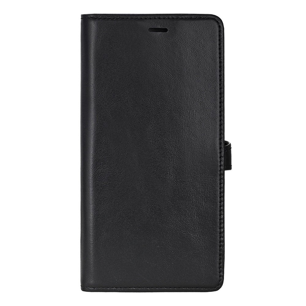 Buffalo Samsung Galaxy S25+ (Plus) 2-in-1 Wallet Magnet Flip Cover m. Pung - Ægte Læder - Sort