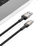 Tech-Protect Ultraboost Evo USB-A til USB-C Kabel 100W/5A - 1m - Titanium