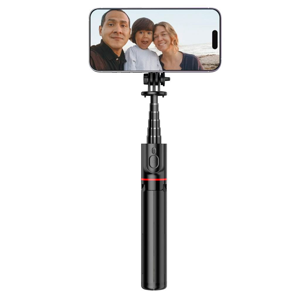 Tech-Protect L06S Selfiestang m. Tripod & Bluetooth - MagSafe Kompatibel - Sort
