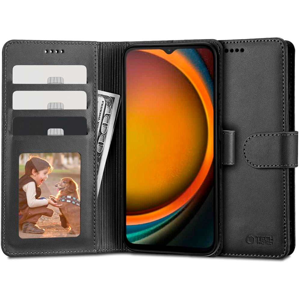 Tech-Protect Samsung Galaxy Xcover 7 Flip Wallet m. Pung - Sort