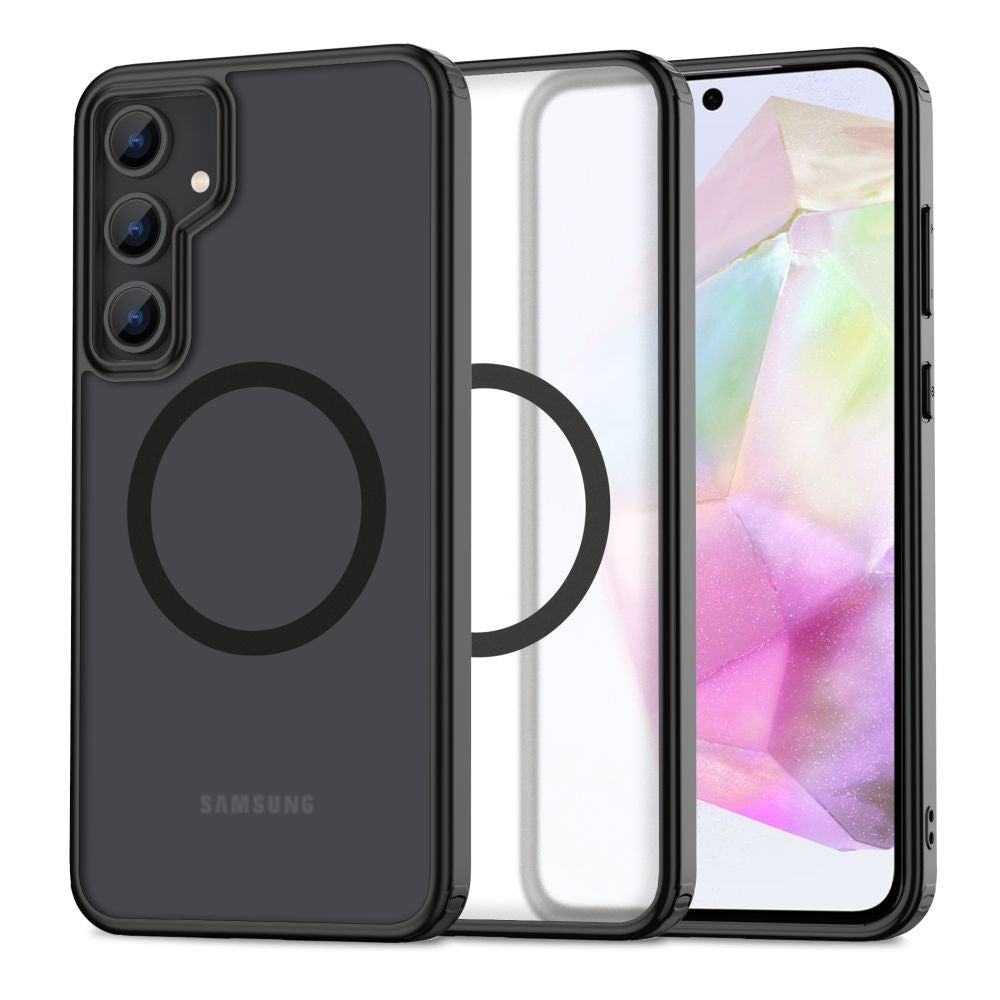 Samsung Galaxy A35 (5G) Tech-Protect Magmat Mobil Cover - MagSafe Kompatibel - Mat Sort