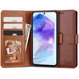 Tech-Protect Samsung Galaxy A55 (5G) Flip Wallet m. Pung - Brun