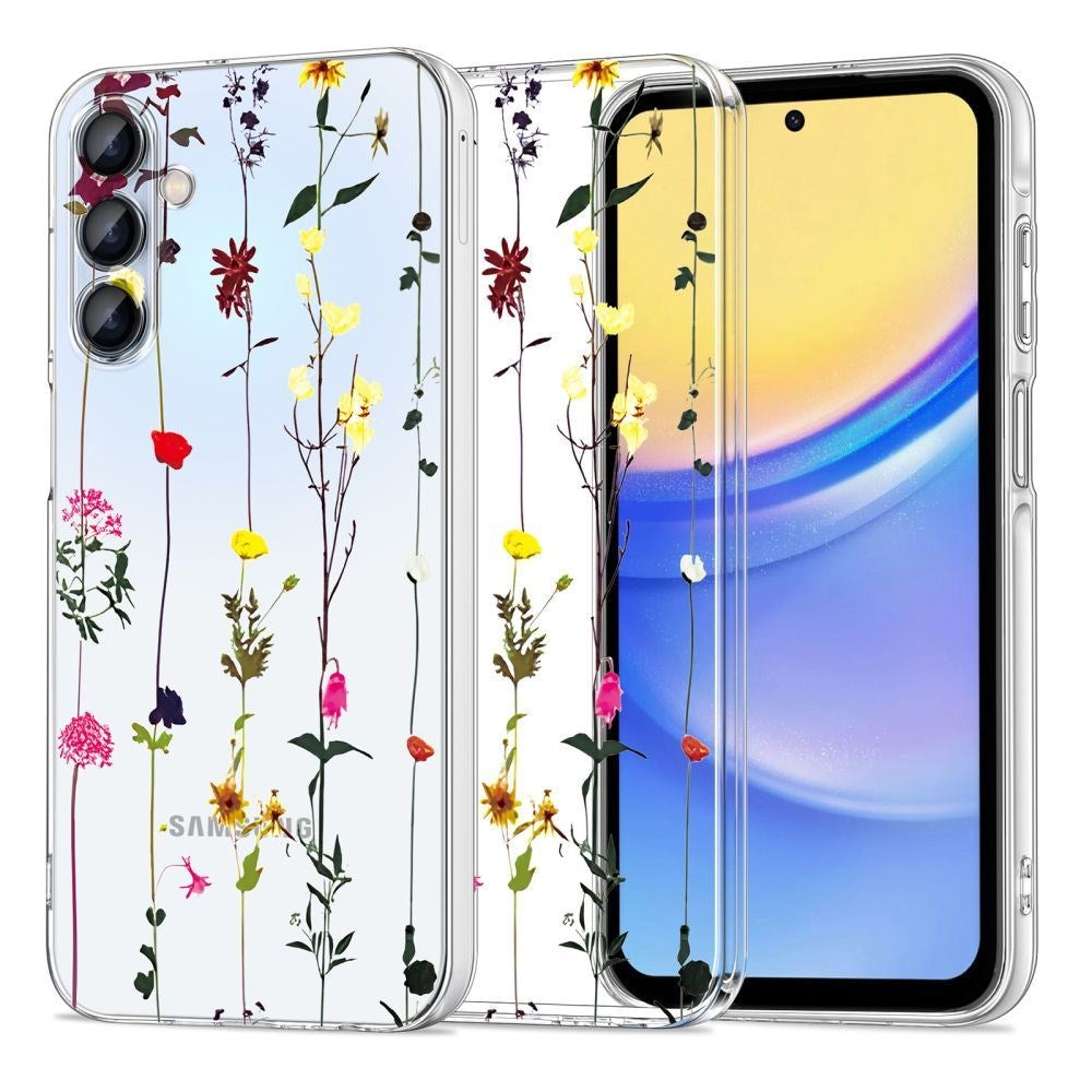 Tech-Protect Samsung Galaxy A55 (5G) Flexair+ Fleksibelt Plastik Cover - Garden Floral