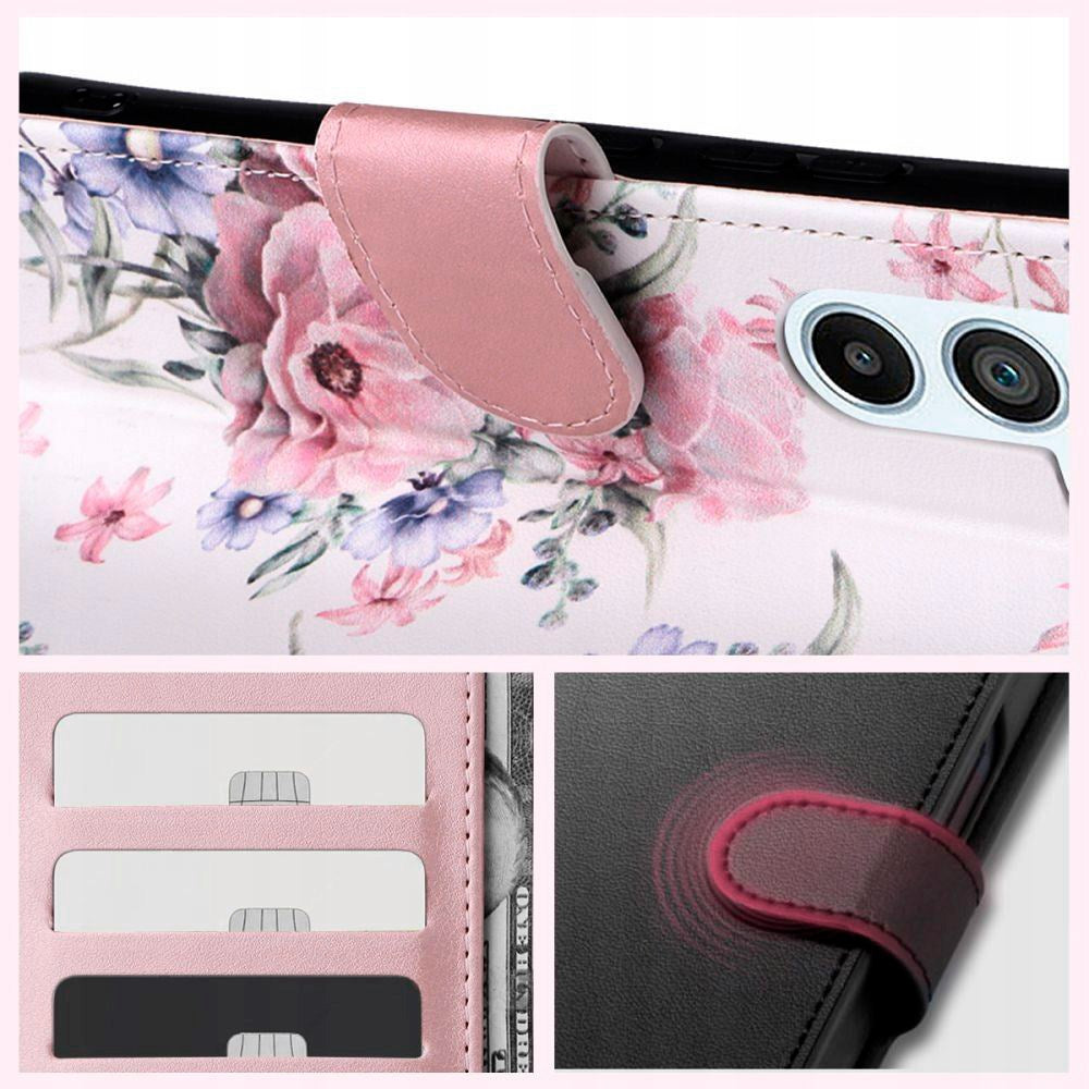 Tech-Protect Xiaomi Redmi Note 13 Pro (4G) Wallet m. Pung - Marmor