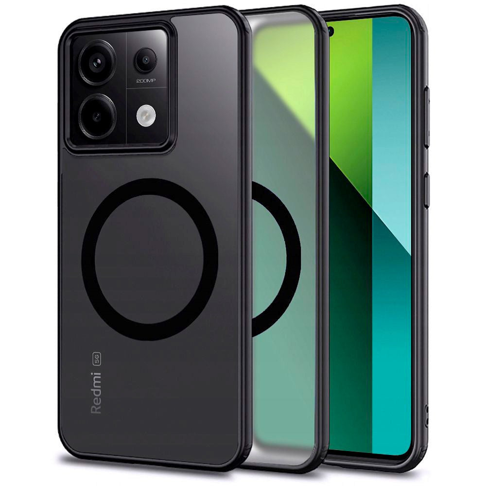 Tech-Protect Xiaomi Redmi Note 13 (5G) Magmat Bagside Cover - MagSafe Kompatibel - Mat Sort