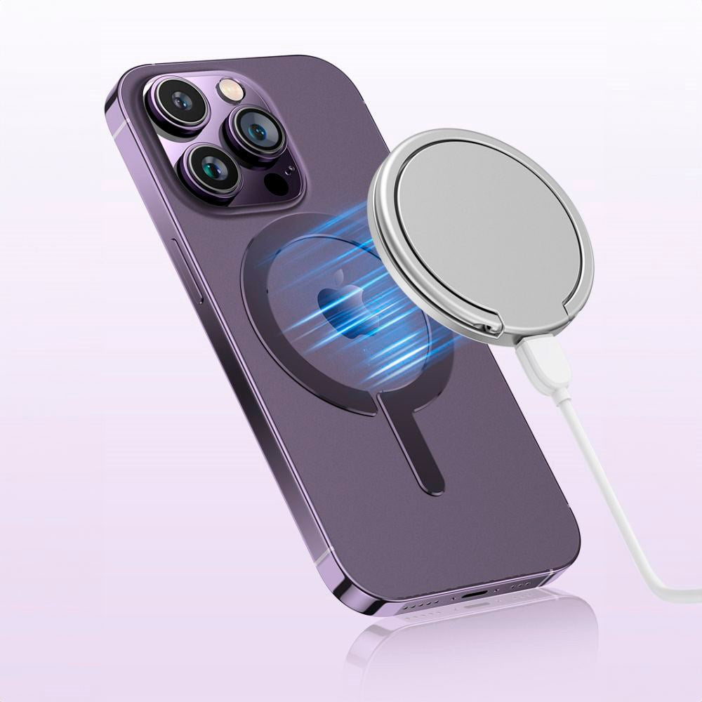 Tech-Protect Magnetiske Ringe - MagSafe Kompatibel - 2 Stk. - Sort / Sølv