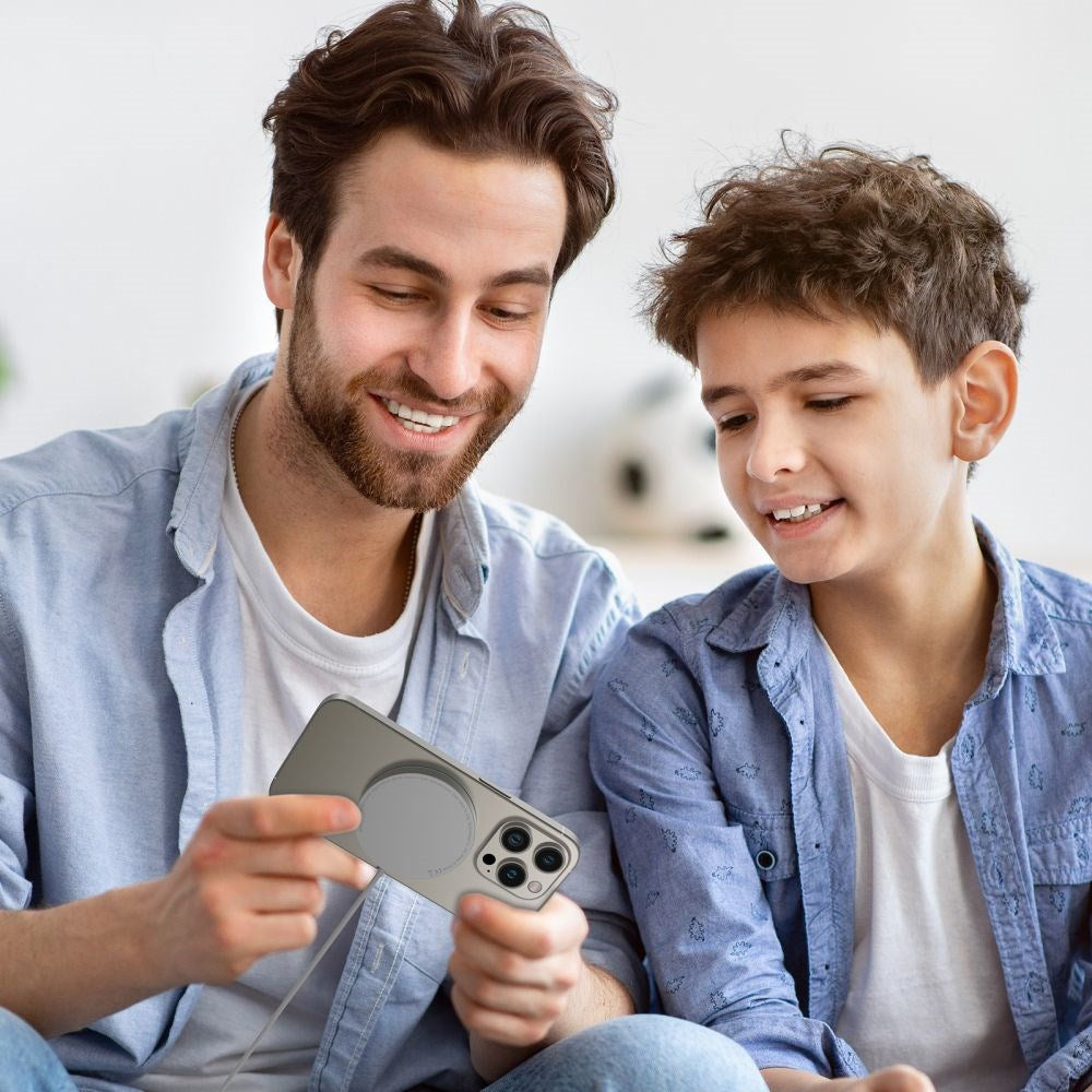 Tech-Protect QI-15W-A30 Magnetisk Trådløs Oplader - MagSafe Kompatibel - Hvid