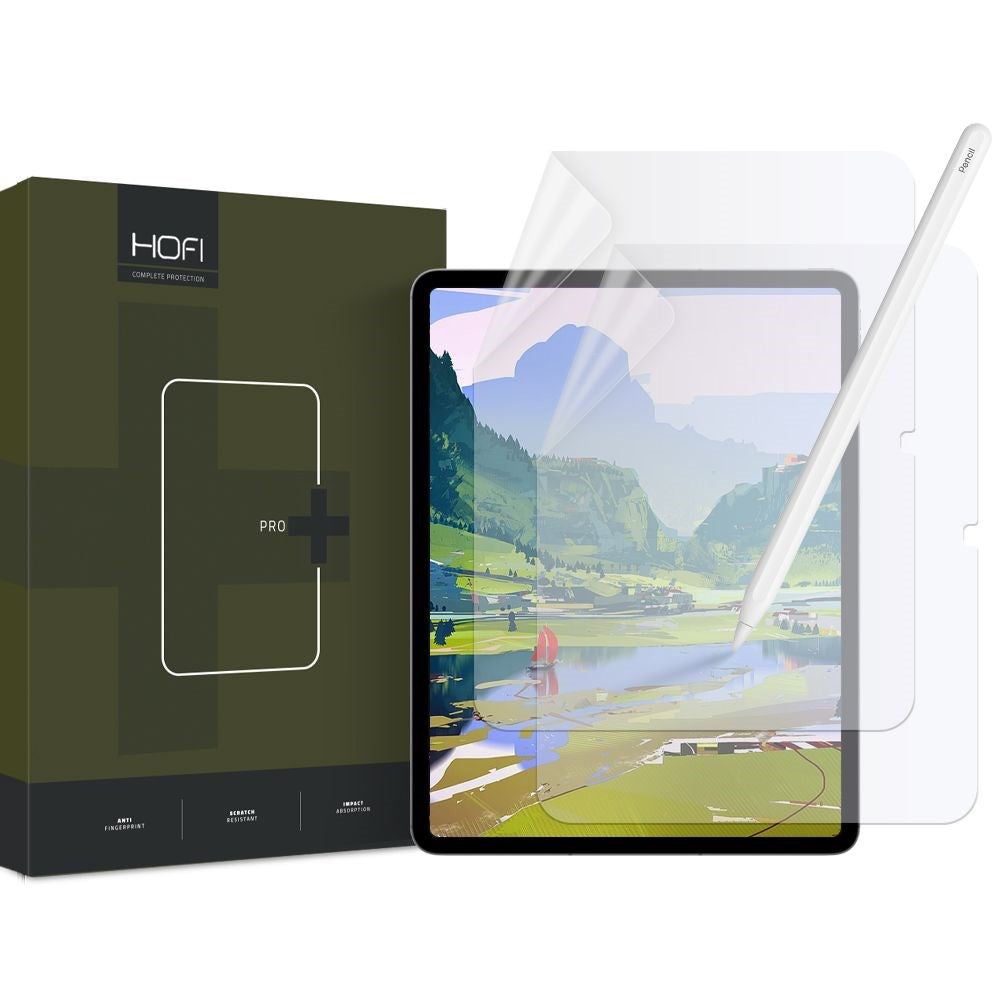 HOFI iPad Air 13" (2024) Paper Pro+ Beskyttelsesfilm - Mat Gennemsigtig