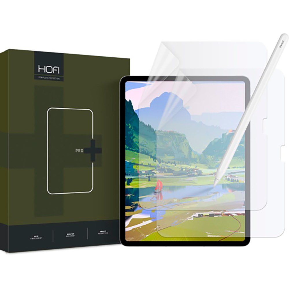 HOFI iPad Air 11" (2025 / 2024) Paper Pro+ Beskyttelsesfilm - 2 stk. - Mat Gennemsigtig