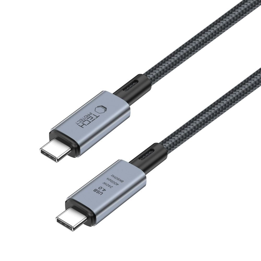 Tech-Protect Ultraboost PD 240W USB-C til USB-C Kabel 1m - Sort