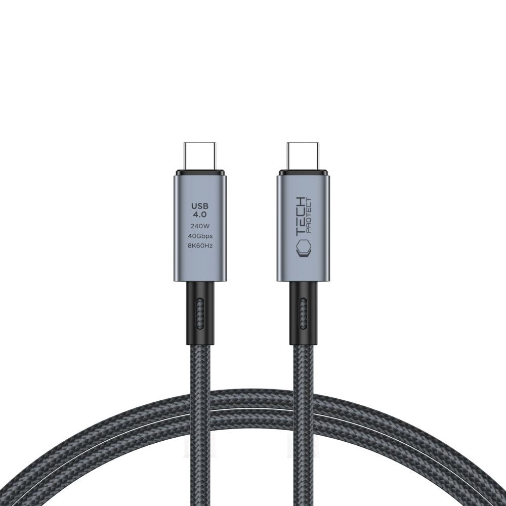 Tech-Protect Ultraboost PD 2400W USB-C til USB-C Kabel 1m - Sort