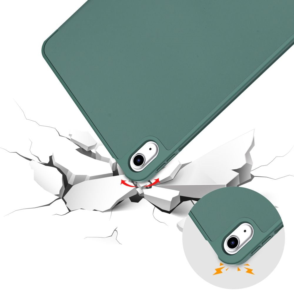 Tech-Protect iPad 11" (2025) / iPad 10.9" (2024/2022) SC Flip Cover m. Apple Pencil Holder - Mørkegrøn