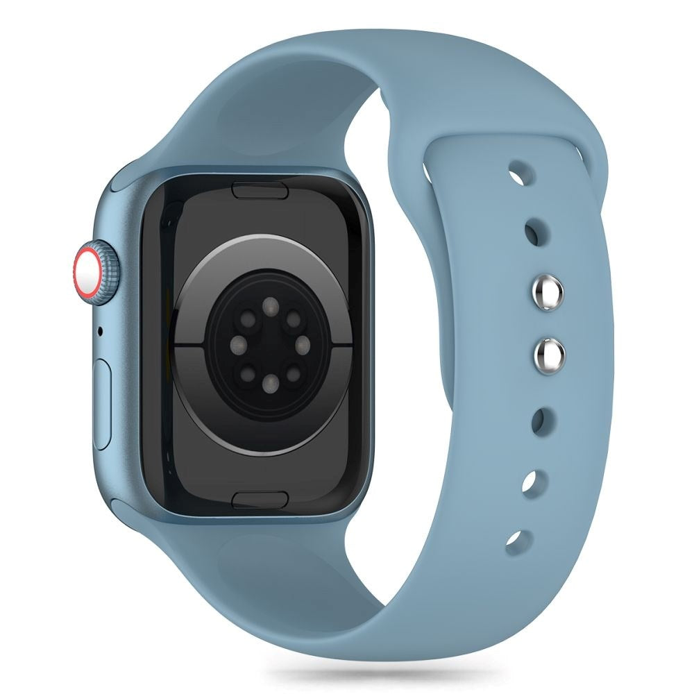 Apple Watch (42/44/SE/45/46/49mm) Tech-Protect Silikonerem - Winter Blue