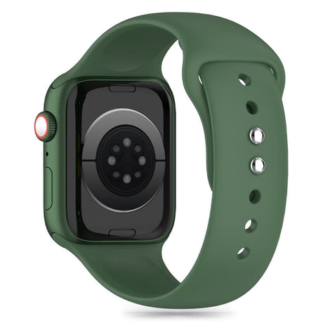 Apple Watch (42/44/SE/45/46/49mm) Tech-Protect Silikonerem - Olive