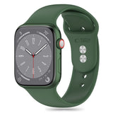 Apple Watch (42/44/SE/45/46/49mm) Tech-Protect Silikonerem - Olive